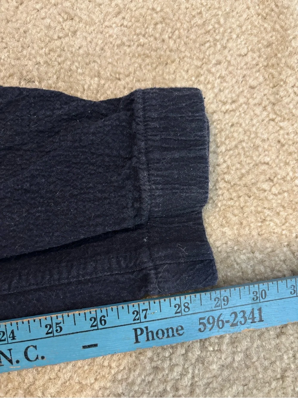 Taylor Stitch Apres Pants Navy Organic Cotton